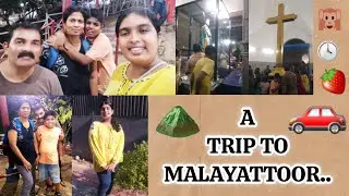 A TRIP TO MALAYATTOOR.. ☘️🍓🚗🐒⛰️🍞 | DMD | Diya Mariyam Darwin
