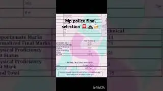 mp police final selection 🚨🚓 2025