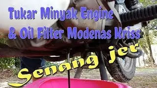 Servis Motor Modenas Kriss - Tukar Minyak Engine dan Oil Filter dari beli di SHOPEE