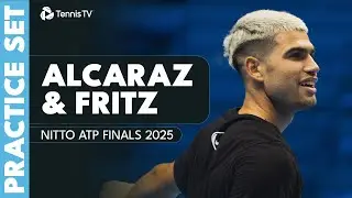 Practice Partners to Opponents: Alcaraz & Fritz Practice Match at 2025 Nitto ATP Finals