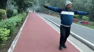 Prayagraj azad park ki morning walk
