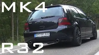 VW Golf 4 R32 - Sound Acceleration Onboard Autobahn 0-200 Km/h