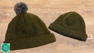 SEWN Knitted Winter Hat | Upcycling with Leftovers | Easy Sewing for Beginners