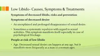 Low Libido  Causes, Symptoms & Treatments