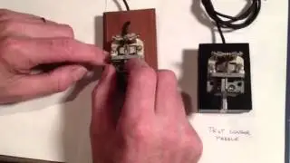 Miniature cw paddle by ON6UU TESTPADDLE