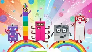 NUMBERBLOCK SATISFIYING VIDEO -  NUMBERBLOCKS SAND PAINTING RAINBOW ADVENTURE