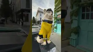 Large cat statues appear in Catskill, New York every year between Memorial Day and Labor Day ￼