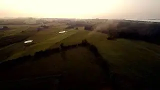 Fly through low lying clouds over farmland.  Ephratah, NY  #fly3dr.  watchin HD