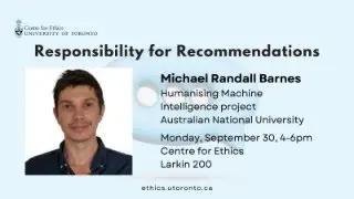 Michael Randall Barnes, Responsibility for Recommendations
