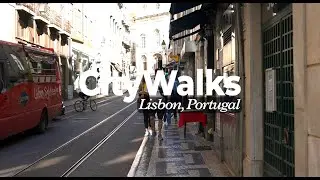 Lisbon Romantic Walk | Alfama & City Streets in 4K Walking Tour