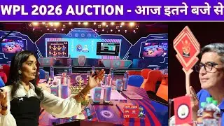 TATA WPL 2026 Mega Auction Kab hoga||WPL 2026 Auction Date,Venue ,Time & Most Expensive player List