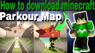 | minecraft parkour map download ||Parkour map 100% Working process|| #minecraftparkour #medfirelink