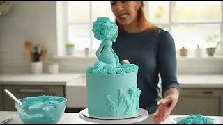 Mermaid cake begins 