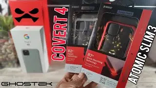 Ghostek Cases Atomic Slim 3 Red & Covert 4 Clear Review | Google Pixel 5