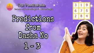 How to predict for each Dasha number in Numerology |Part -1| #viral #astrology #numerology #trending