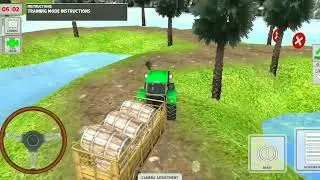 Real Tractor Farming Simulator 2023 - Grand Farming Transport Walkthrough - Android GamePlay