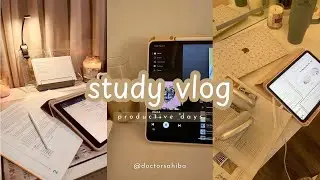 STUDY VLOG | study with me, note taking, preparing for neet pg exams.