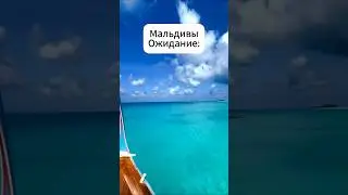Expectation vs. Reality #travel #travelvlog #vlog #humor #maldives