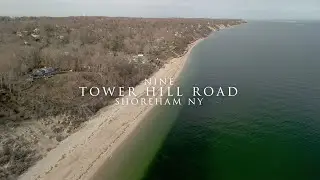 9 Tower Hill Road Shoreham ny Aerial Video