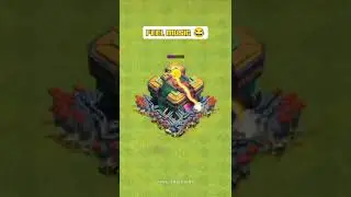 Th14 Vs Skeleton Spell #clashofclans #shorts