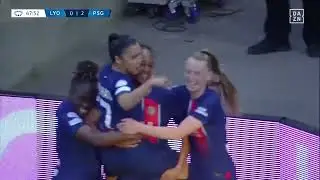 HIGHLIGHTS   Olympique Lyonnais vs  PSG UEFA Women's Champions League 2023 24 Semi final First Leg