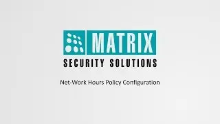 Net-Work Hours Policy Configuration