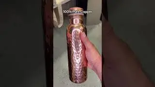 Discover the benefits of pure copper bottles for health #copperbottle