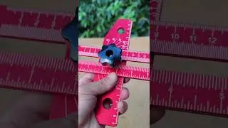 Simple and easy to use multifunctional ruler