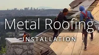 Metal roof installation :: North Vancouver, BC