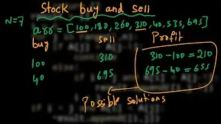 18.Stock buy and sell | ARRAYS | PYTHON | GEEK FOR GEEKS | INTERVIEW