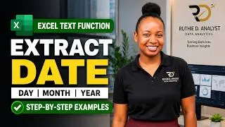 Excel TEXT Function to Extract Date Parts from a Date