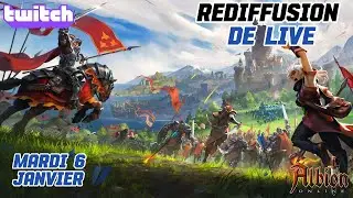 Rediffusion de live du Mardi 6 Janvier sur ALBION ONLINE ! JOUR 60
