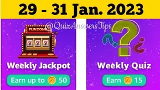 Amazon Funzone Coins Weekly Quiz Answers Today I Amazon Quiz Today