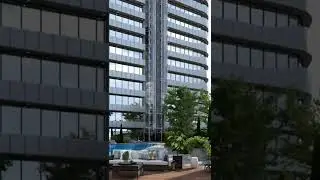 Solar Facade, Deck Pool View, Panoramic Lifts - Burj Yaqub the most beautiful building facade