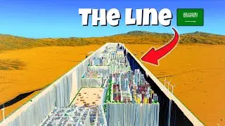 Building THE LINE Megaproject in Cities: Skylines 2!