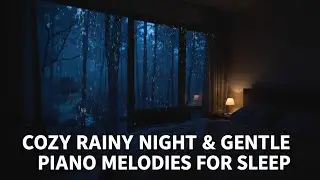 Gentle Piano and Rain Sounds for Sleeping Fast, Stress Relief & Total Relaxation