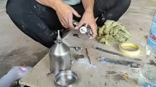 Devilbiss JGX-502 Spray gun cleaning and install