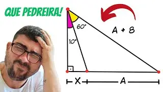 💪📚UMA QUESTÃO LINDA DE CONSTRUÇÃO AUXILIAR/GEOMETRIA PLANA/MATEMÁTICA☄️TRIÂNGULO/COLÉGIO NAVAL/EAM💥👊