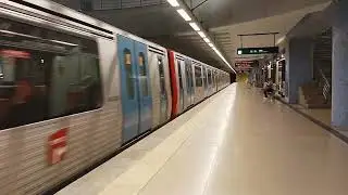 Well Clean Metro Station In Lisbon | High Speed Train Videos | Train Vlogs