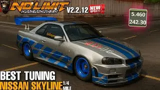 Fastest Nissan Skyline R34 Tuning 5.4 second in 1/4 mile no limit drag racing 2 V2.2.12