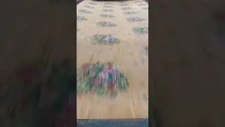 stenter machine finishing 👌bed sheet