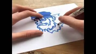 How to draw an old-school graffiticharacter