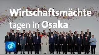 G20-Gipfel in Osaka: Treffen zwischen Trump und Merkel