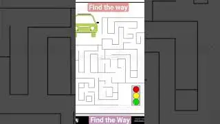Find the way 🚗🚑 #riddlechallenge #funactivities #gaming #games #lovefamilyfun