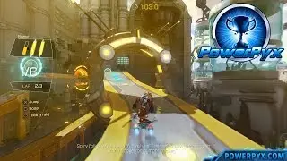 Ratchet & Clank 2016 - Kalebo Thunder Trophy Guide (Kalebo Hoverboard Race)