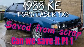 1988 TX3 saved from scrap Pt 1 (fixing the spoiler)