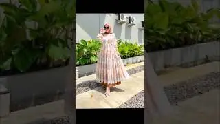 Anggun & unyu2..😍 #tunikkekinian#mididress#fashion#ootd#dress#tunikmuslim#ngeshorts#shortsvideo