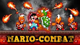 Mario-Combat (Flash-Game) | Full Gameplay 4K!