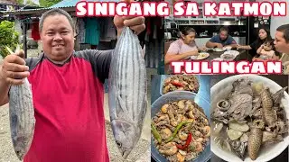 SINIGANG NA ULO NG TULINGAN SA KATMON | GANADO SI TEO SA LUTO KO😄🤩