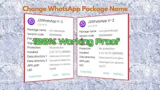 Change Package Name Of WhatsApp | Edit WhatsApp Package Name